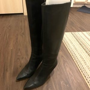 Black Tall Via Spiga Boots